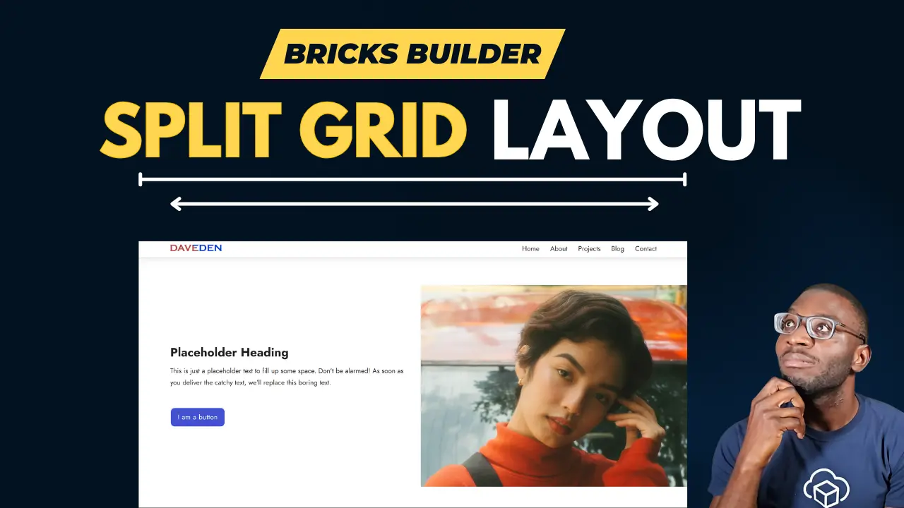 Mastering split grid layout in Bricks builder