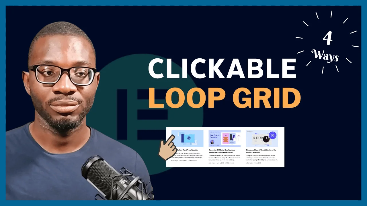 4 Ways to make your entire loop card clickable in Elementor