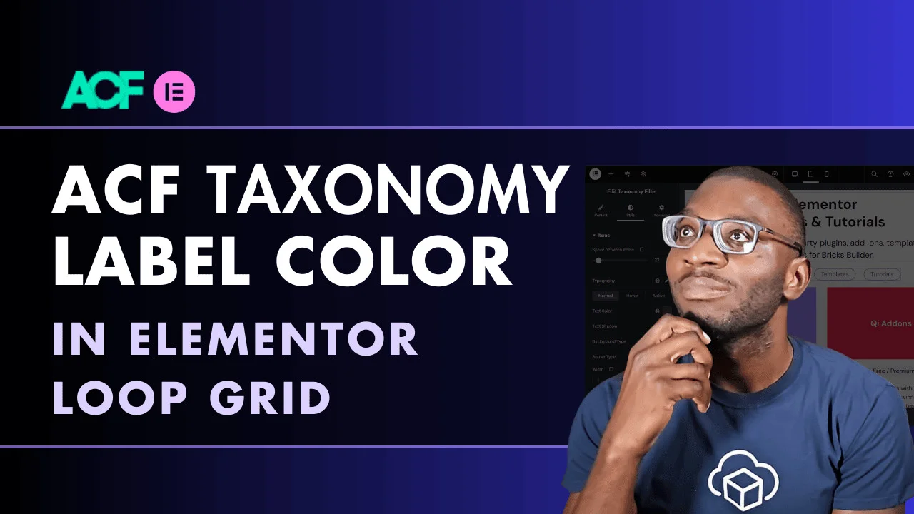 Add dynamic color to taxonomy labels (Elementor + ACF)