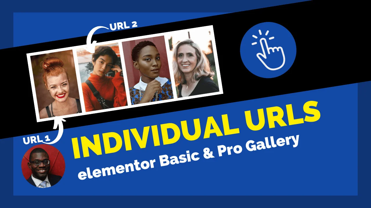 Add custom URLs to individual images in Elementor gallery widget