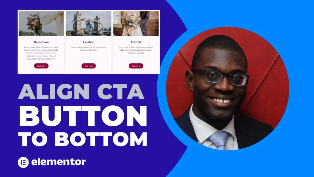 Align button to bottom in Elementor CTA widget